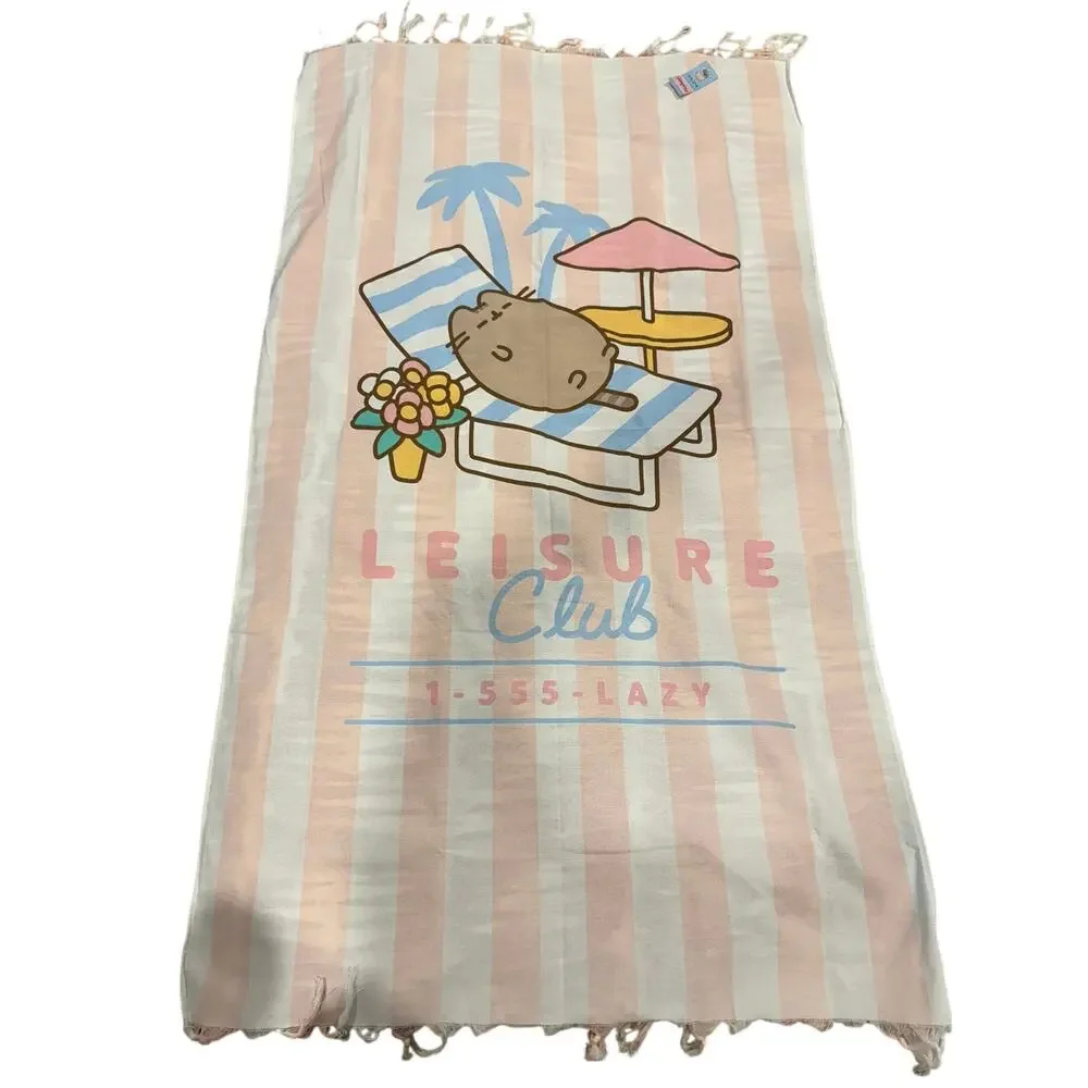 Pusheen the cat limited edition subscription box summer 26 large beach towel